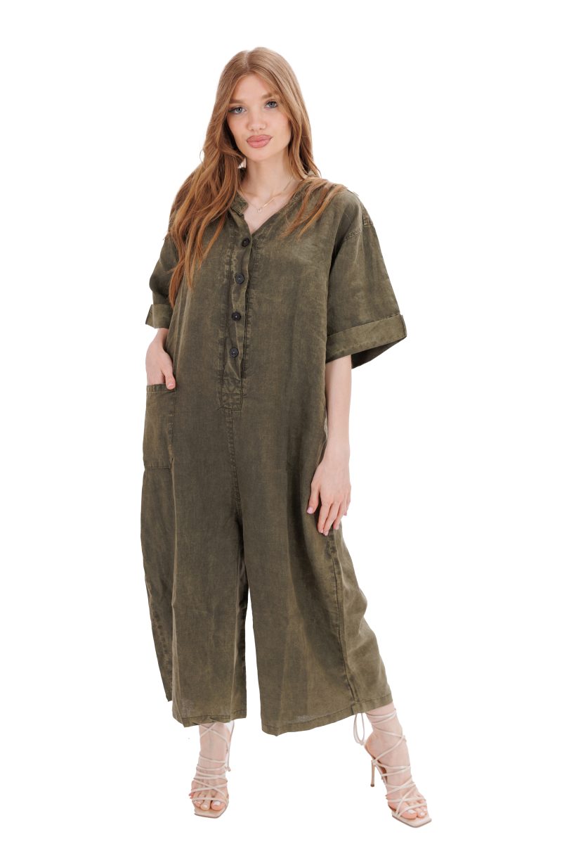 LINEN JUMPSUIT